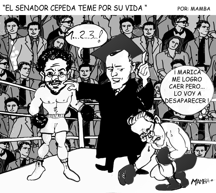 EL SENADOR CEPEDA TEME