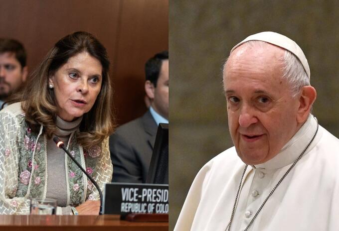 Marta Lucía Ramírez Papa Francisco