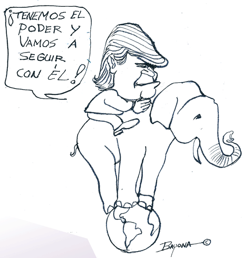 cariatura donald troum 4