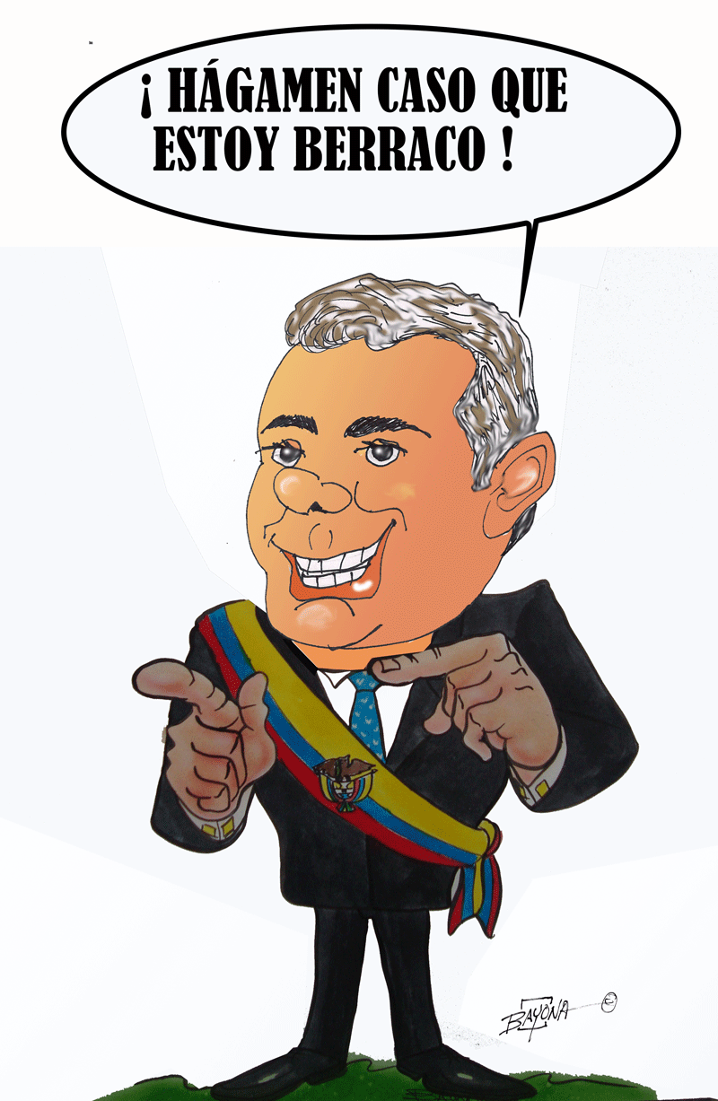 caricatura duque presidente