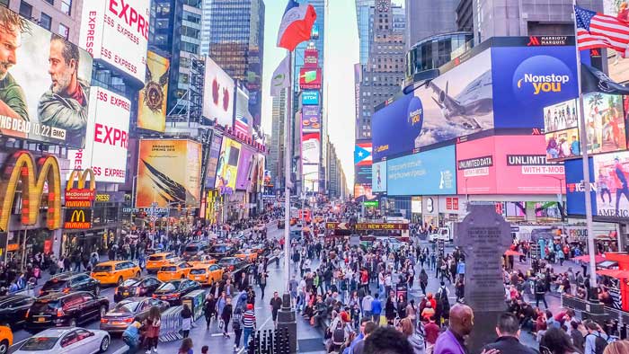 seguridad new york times square